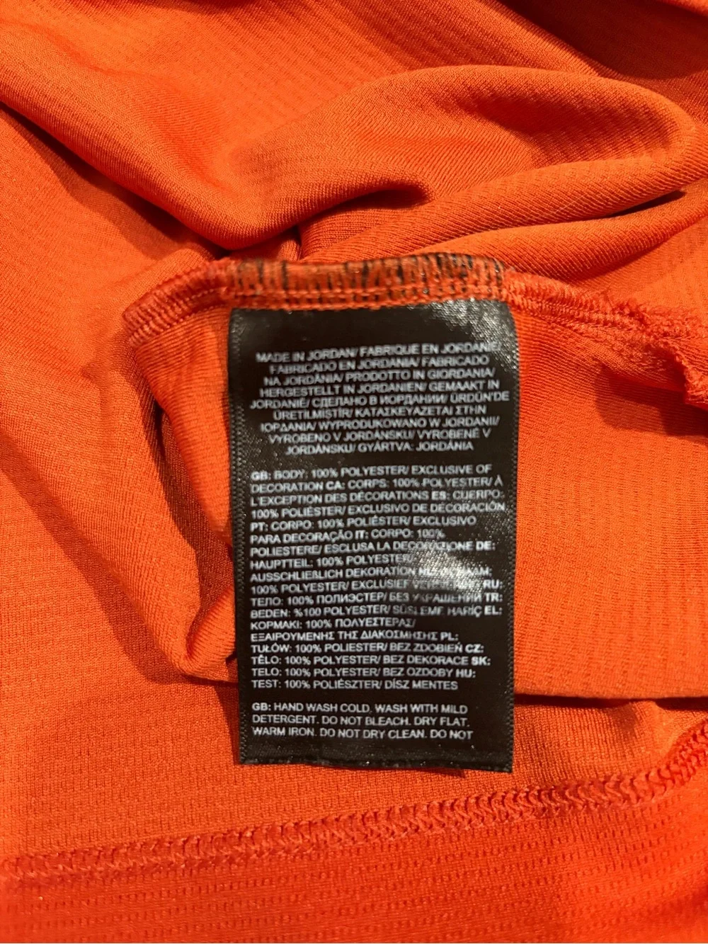 The North Face Red Orange Tanken Polo Shirt Classic Collared Shirt Sleeved